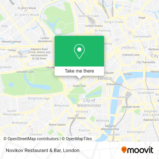 Novikov Restaurant & Bar map