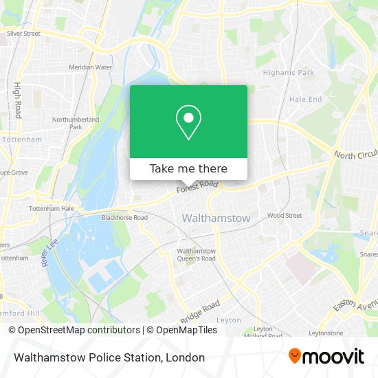 Walthamstow Police Station map