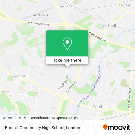 Barnhill Community High School map