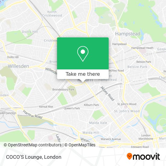 COCO'S Lounge map
