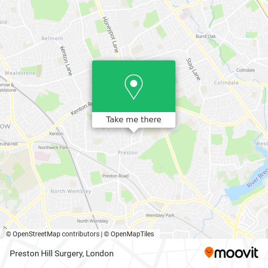 Preston Hill Surgery map