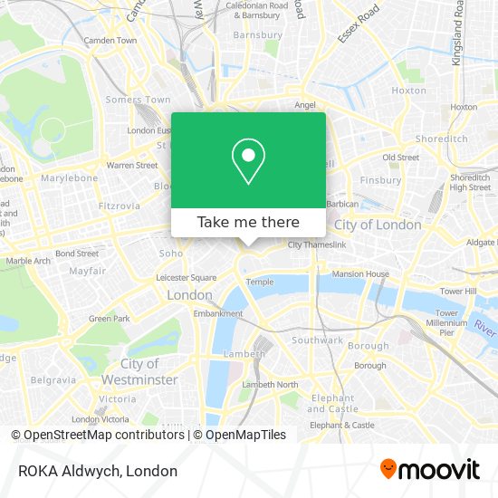 ROKA Aldwych map