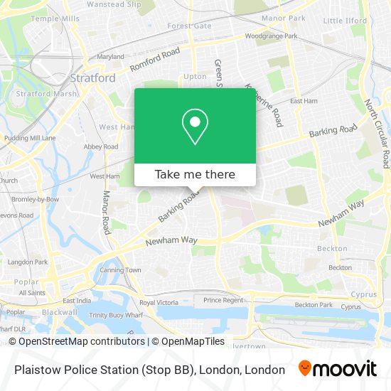Plaistow Police Station (Stop BB), London map