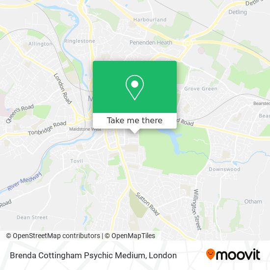 Brenda Cottingham Psychic Medium map