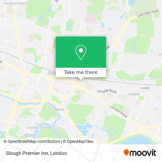 Slough Premier Inn map