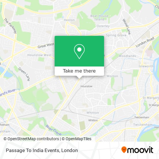 Passage To India Events map