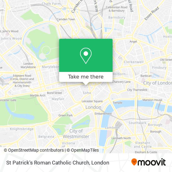 St Patrick's Roman Catholic Church map