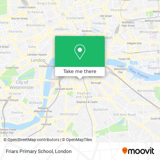 Friars Primary School map
