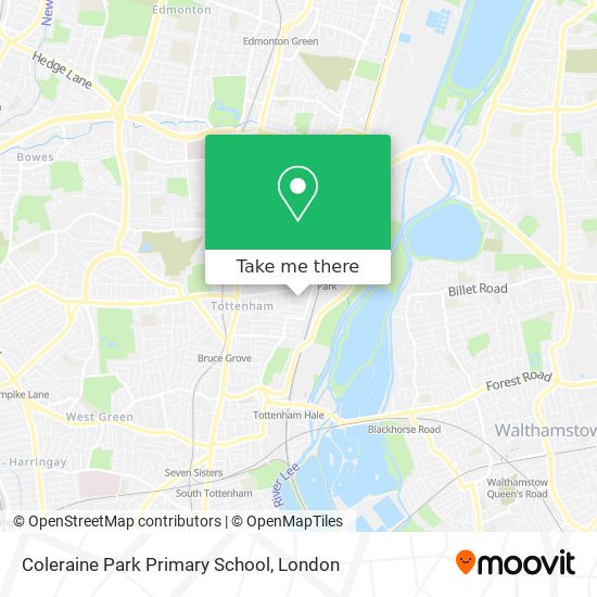 Coleraine Park Primary School map