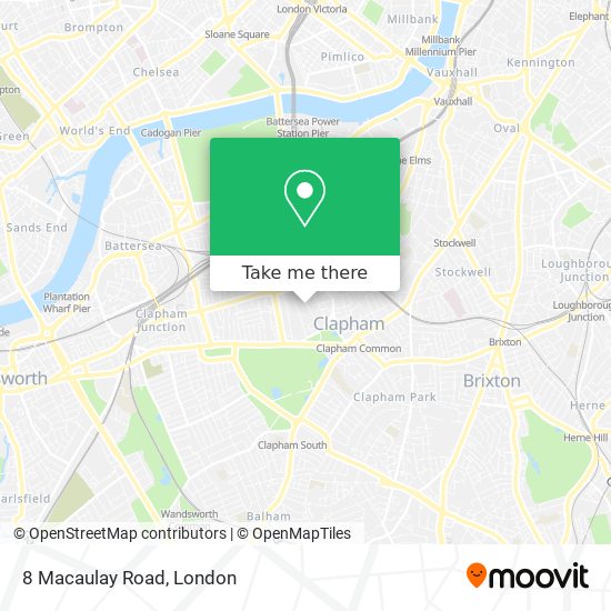 8 Macaulay Road map