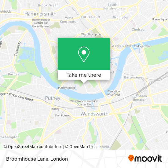Broomhouse Lane map