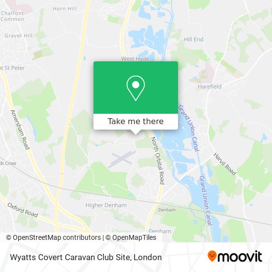 Wyatts Covert Caravan Club Site map