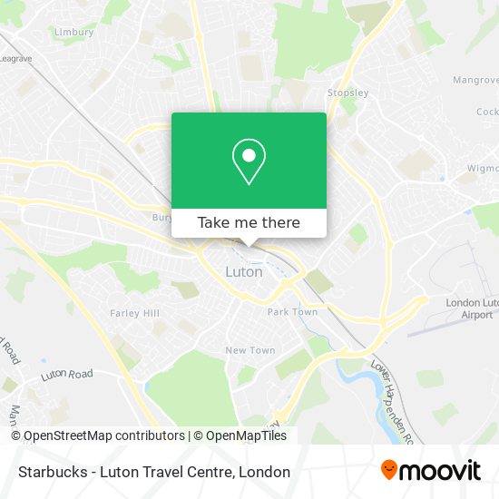 Starbucks - Luton Travel Centre map