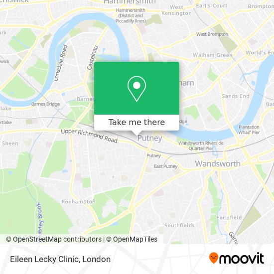 Eileen Lecky Clinic map
