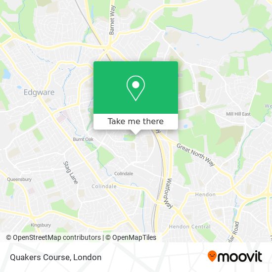 Quakers Course map