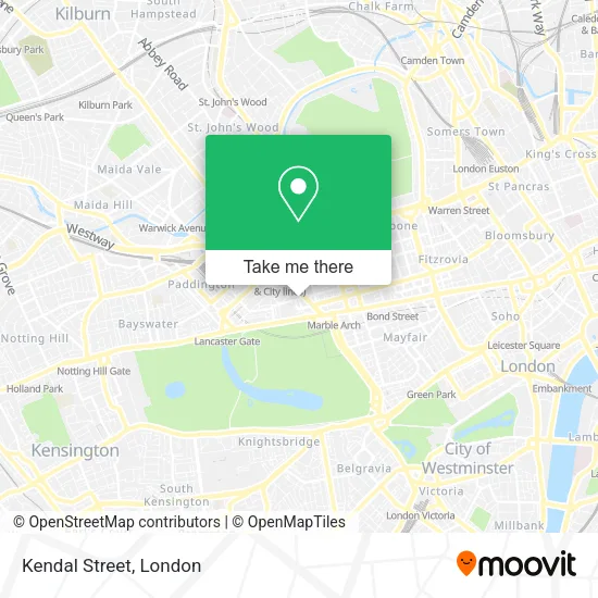 Kendal Street map
