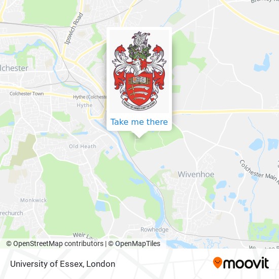 University of Essex map