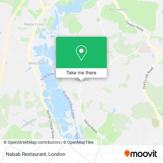 Nabab Restaurant map