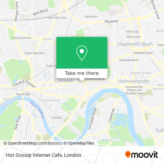 Hot Gossip Internet Cafe map