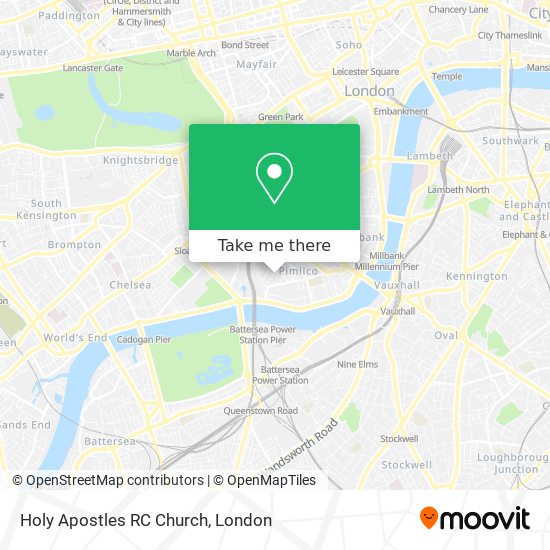 Holy Apostles RC Church map
