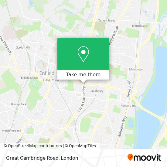 Great Cambridge Road map