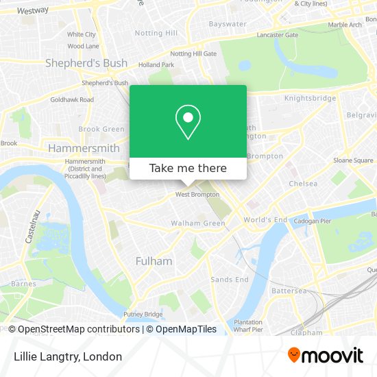 Lillie Langtry map