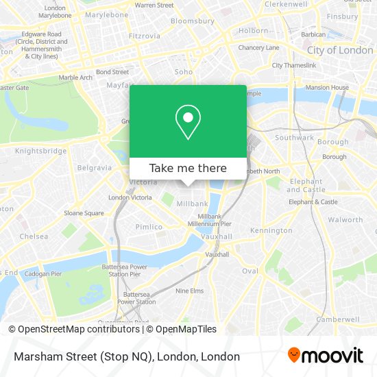 Marsham Street (Stop NQ), London map