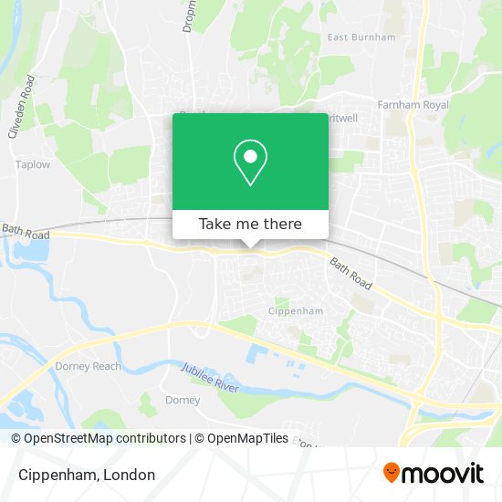 Cippenham map