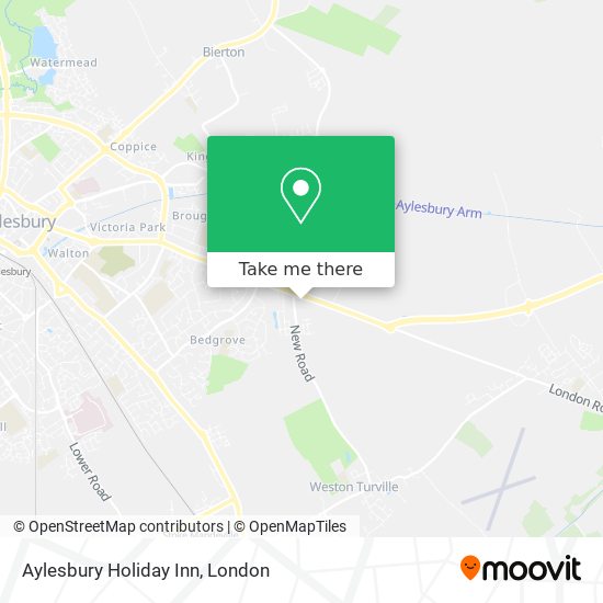 Aylesbury Holiday Inn map