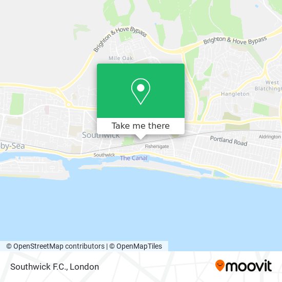 Southwick F.C. map