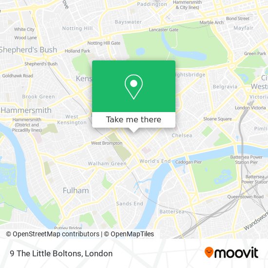 9 The Little Boltons map
