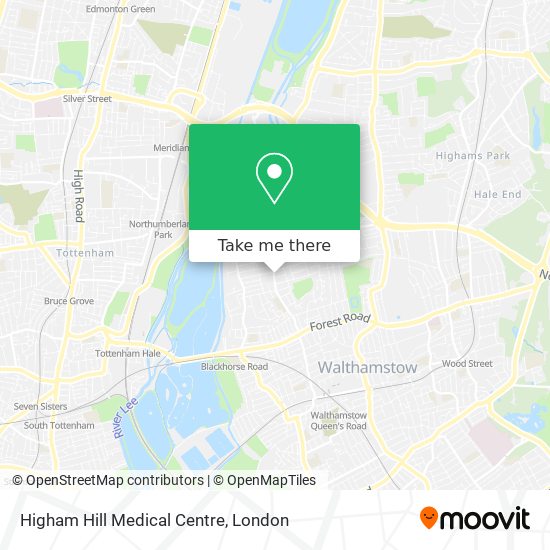 Higham Hill Medical Centre map