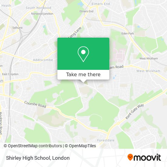 Shirley High School map
