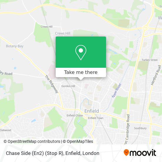 Chase Side (En2) (Stop R), Enfield map