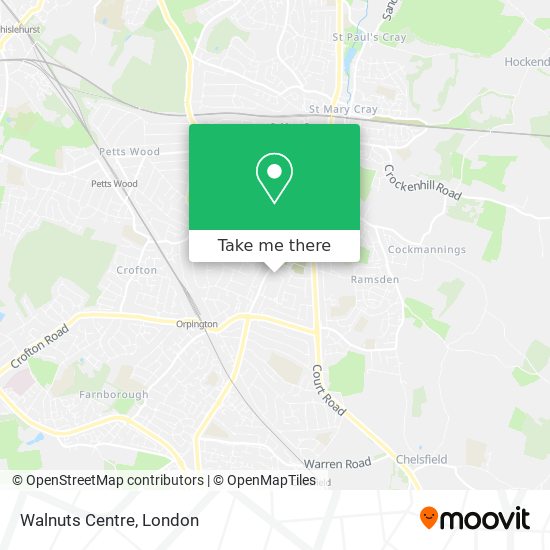 Walnuts Centre map