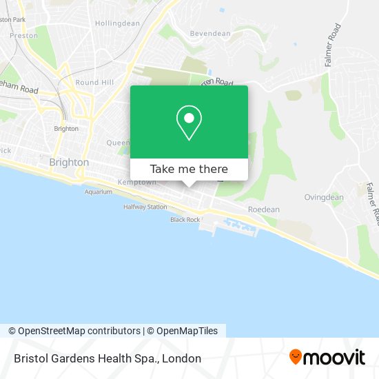Bristol Gardens Health Spa. map