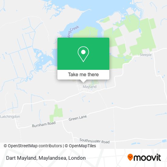 Dart Mayland, Maylandsea map