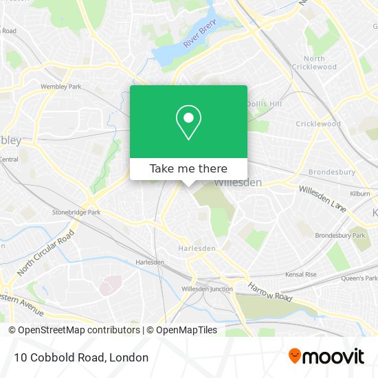 10 Cobbold Road map