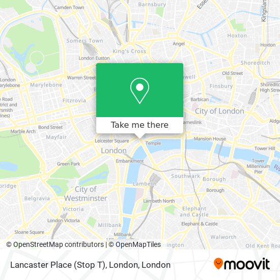 How to get to Lancaster Place Stop T London in Covent Garden by