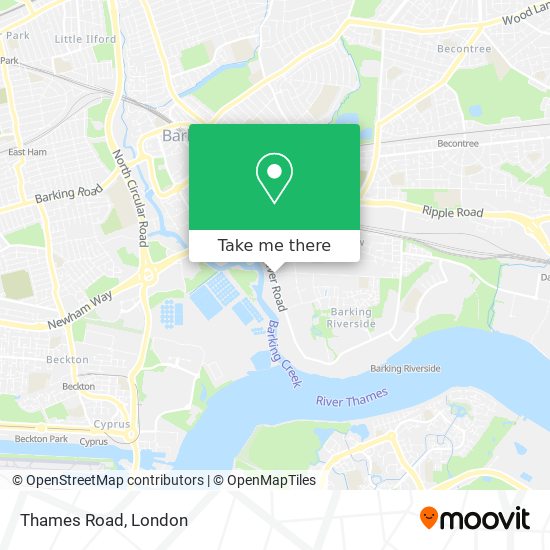 Thames Road map
