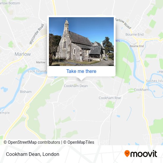 Cookham Dean map