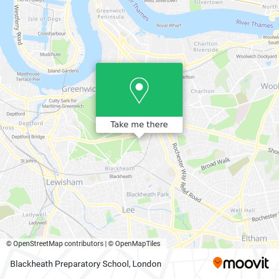 Blackheath Preparatory School map