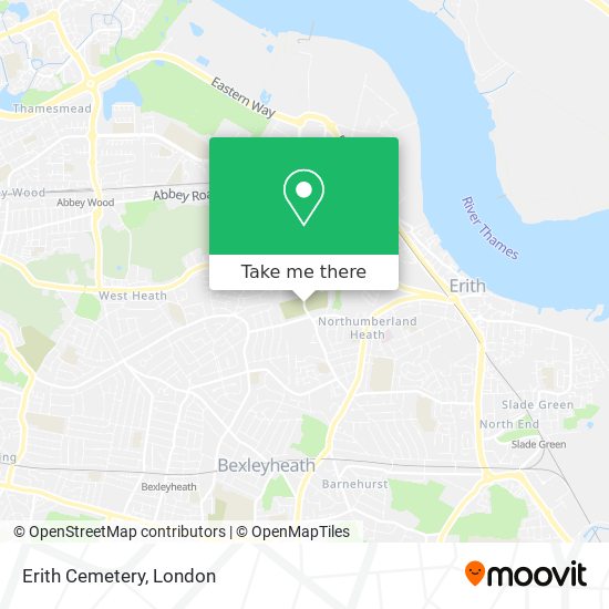 Erith Cemetery map