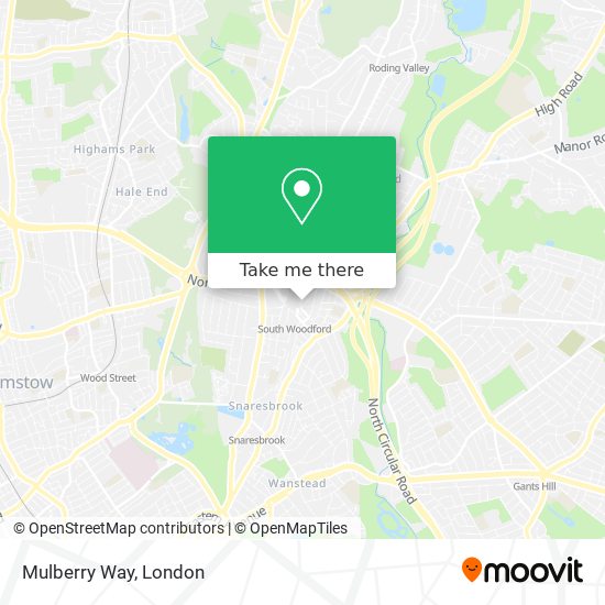 Mulberry Way map
