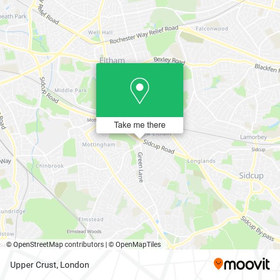 Upper Crust map