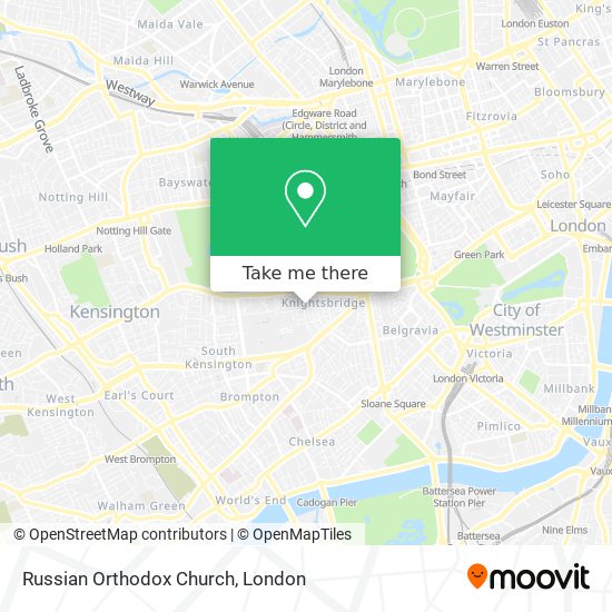 Russian Orthodox Church map