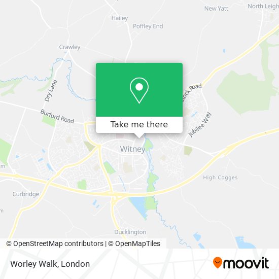 Worley Walk map
