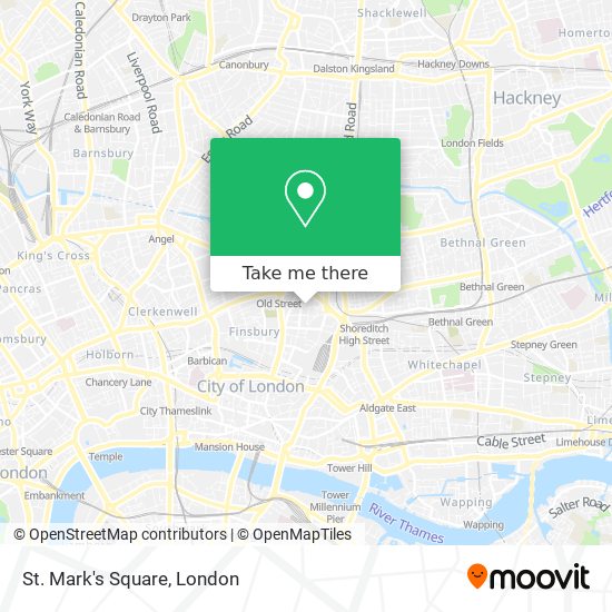 St. Mark's Square map