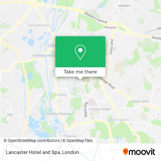 Lancaster Hotel and Spa map