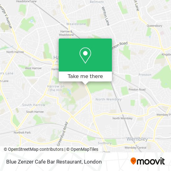 Blue Zenzer Cafe Bar Restaurant map